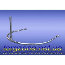 Примерочная пристенная  110х90см. с верхним усилителем